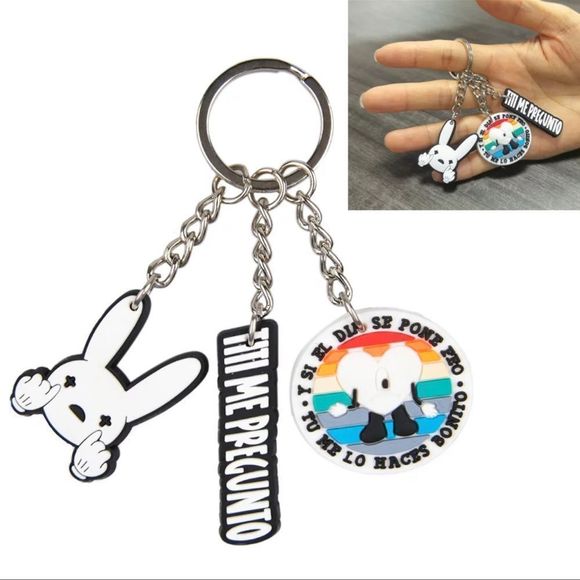 Titi Me Pregunto Bad Bunny Key Chain - Picture 1 of 1